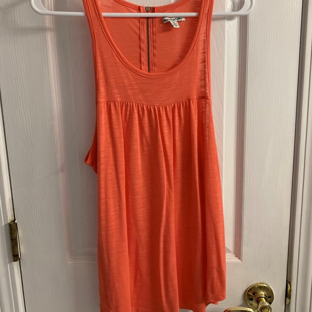 American Eagle Tank With Zipper Detail